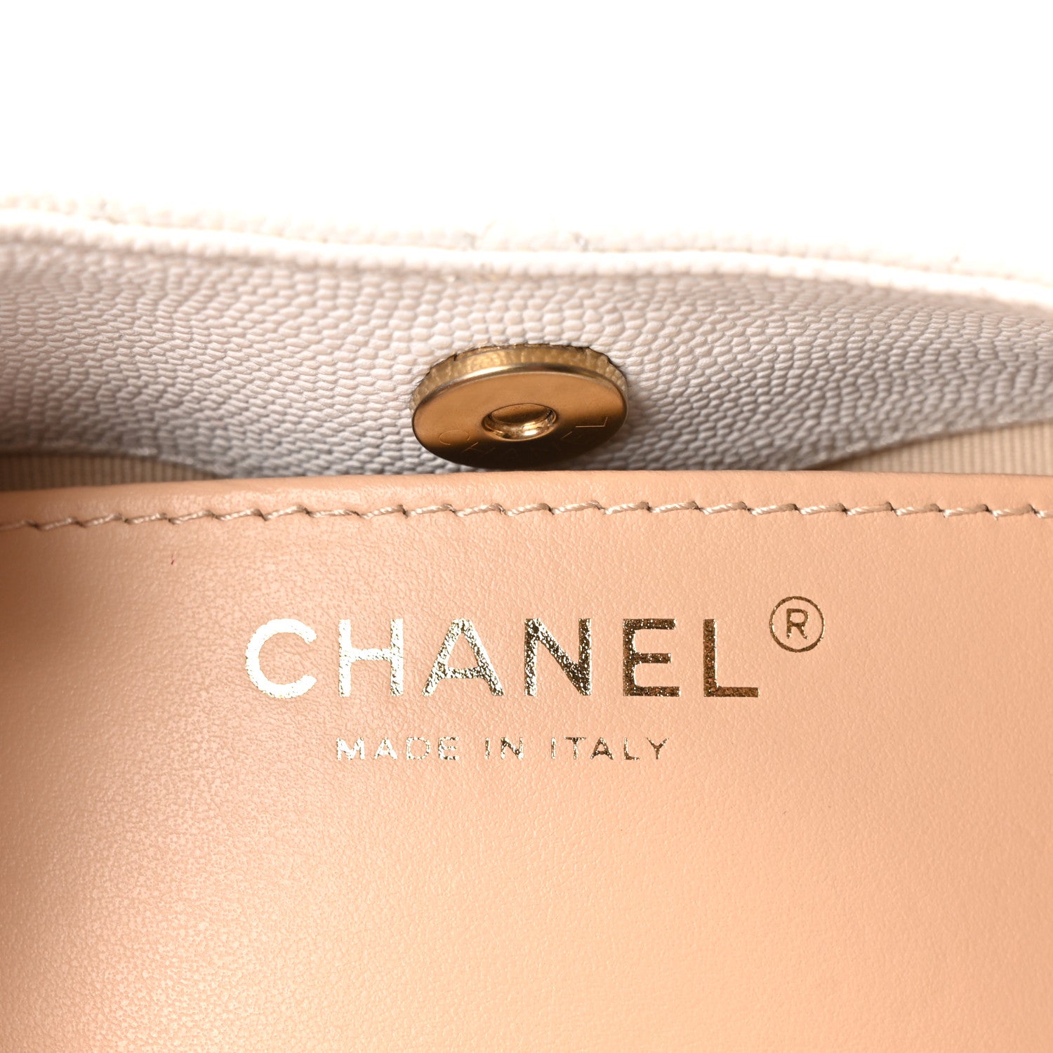 Chanel Caviar Quilted Small Wavy CC Hobo White 6 of 11