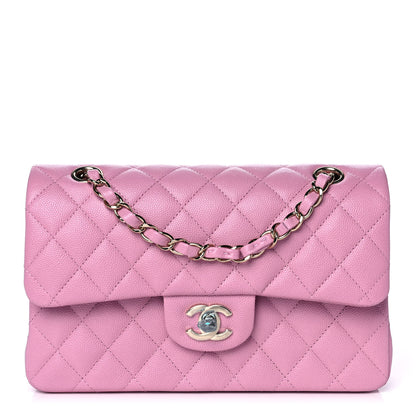 Chanel Caviar Quilted Small Double Flap Dark Pink 1 of 13