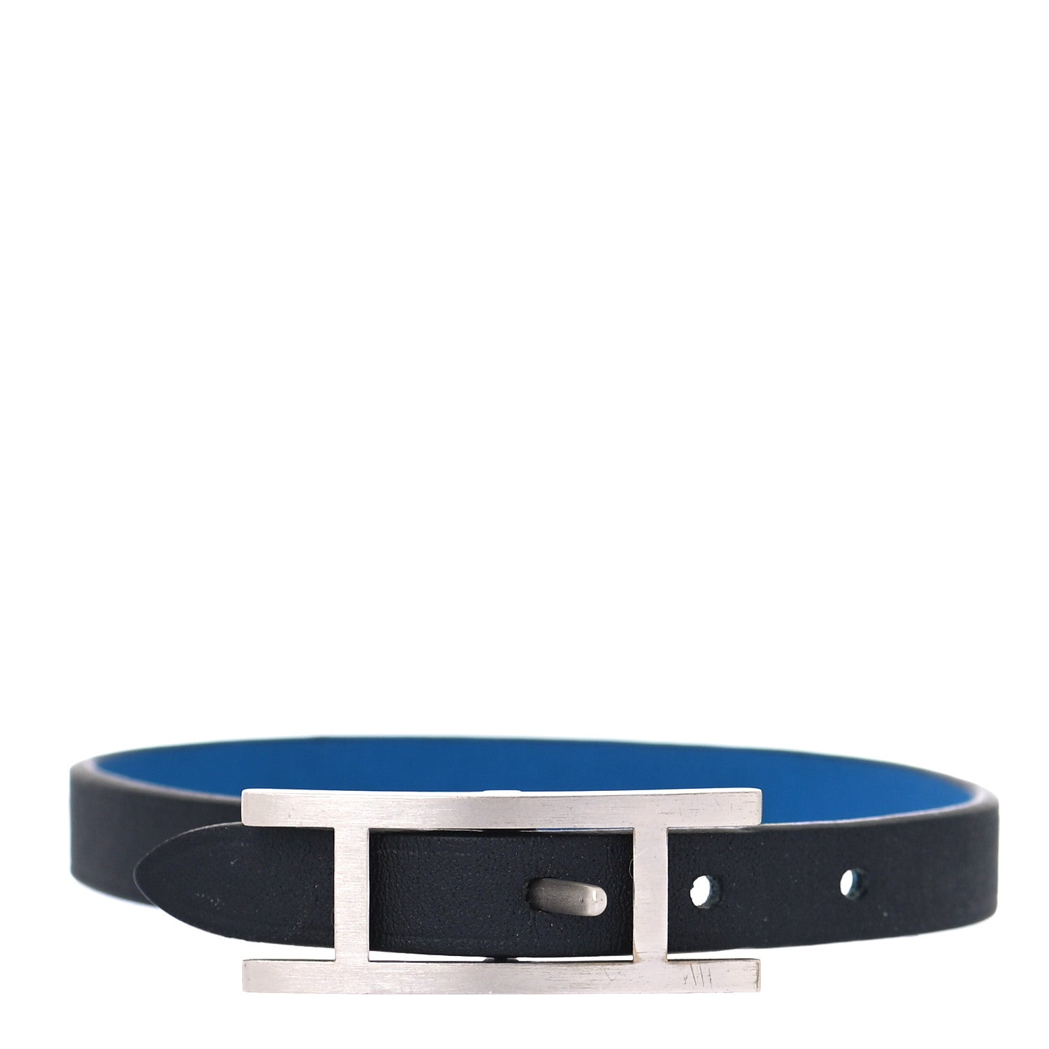 Hermes Swift Behapi Single Tour Bracelet Bleu Hydra Black 1 of 5