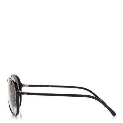 Chanel Aviator Sunglasses 5287 Black 3 of 9