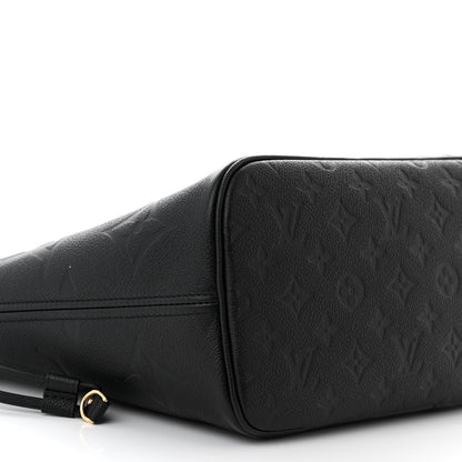 Louis Vuitton Empreinte Monogram Giant Neverfull MM Black 10 of 12