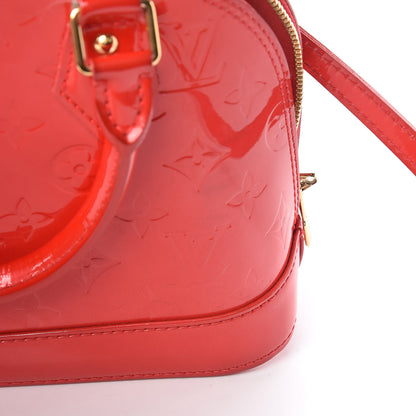 Louis Vuitton Vernis Alma BB Rouge Grenadine 12 of 13