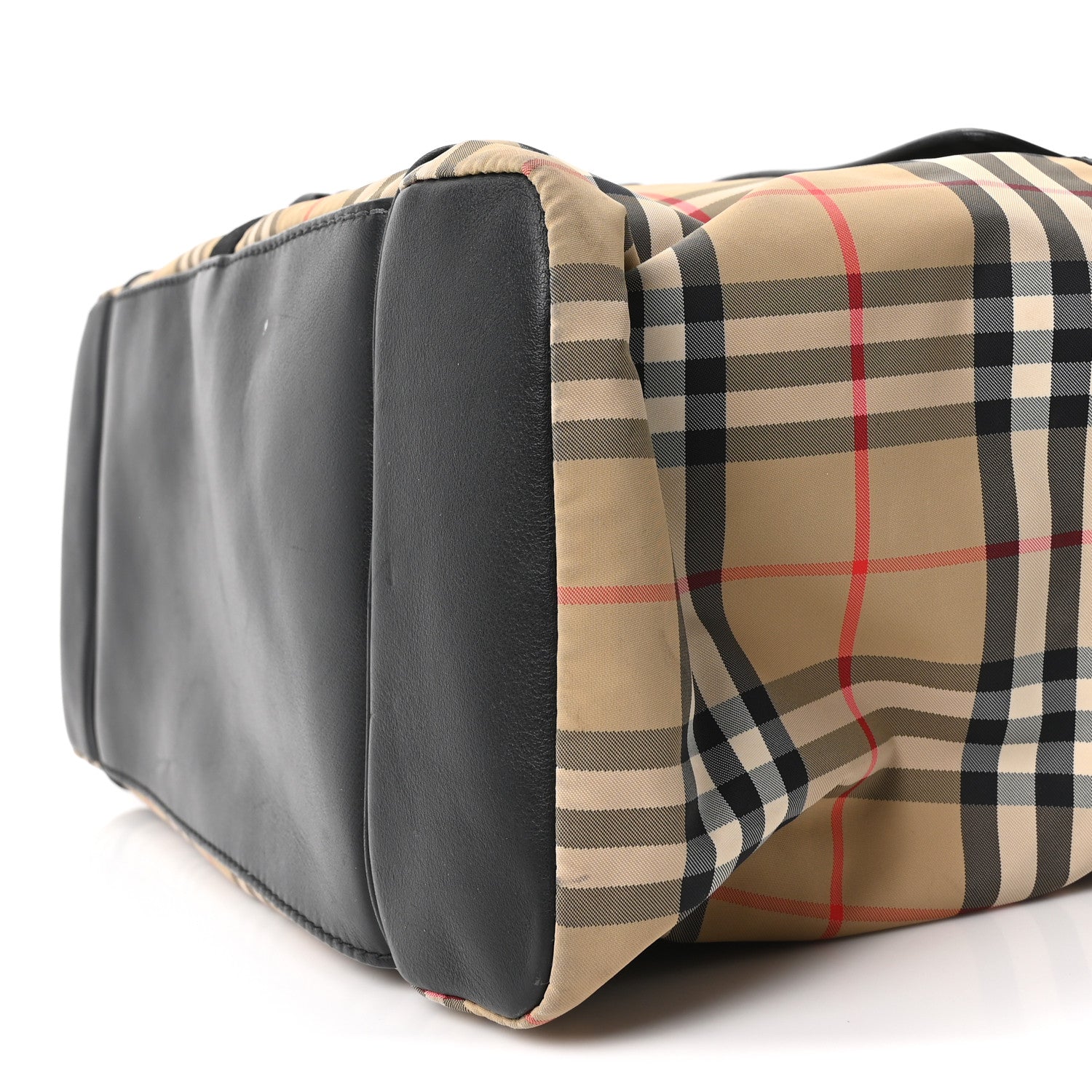 Burberry Nylon Vintage Check Logo Diaper Bag 10 of 10