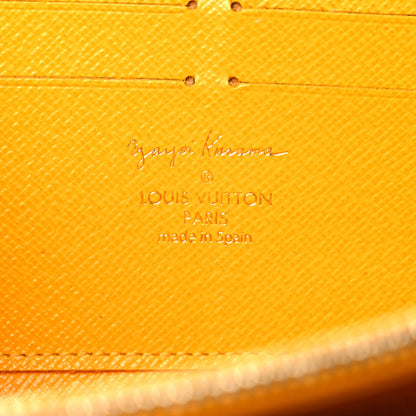 Louis Vuitton Monogram Kusama Pumpkin Dots Zippy Wallet Yellow 6 of 6