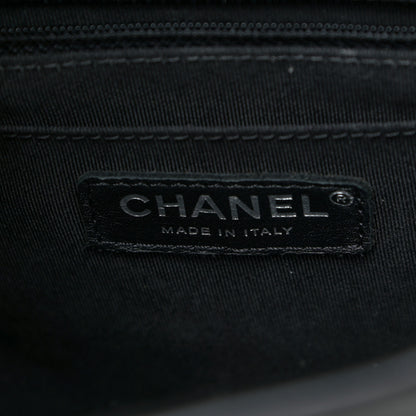 Chanel Calfskin Chevron Quilted Small Urban Spirit Backpack Black 6 of 14