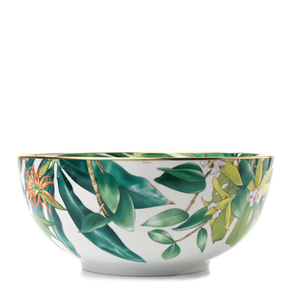 Hermes Porcelain Large Passiflora Salad Bowl 1 of 8