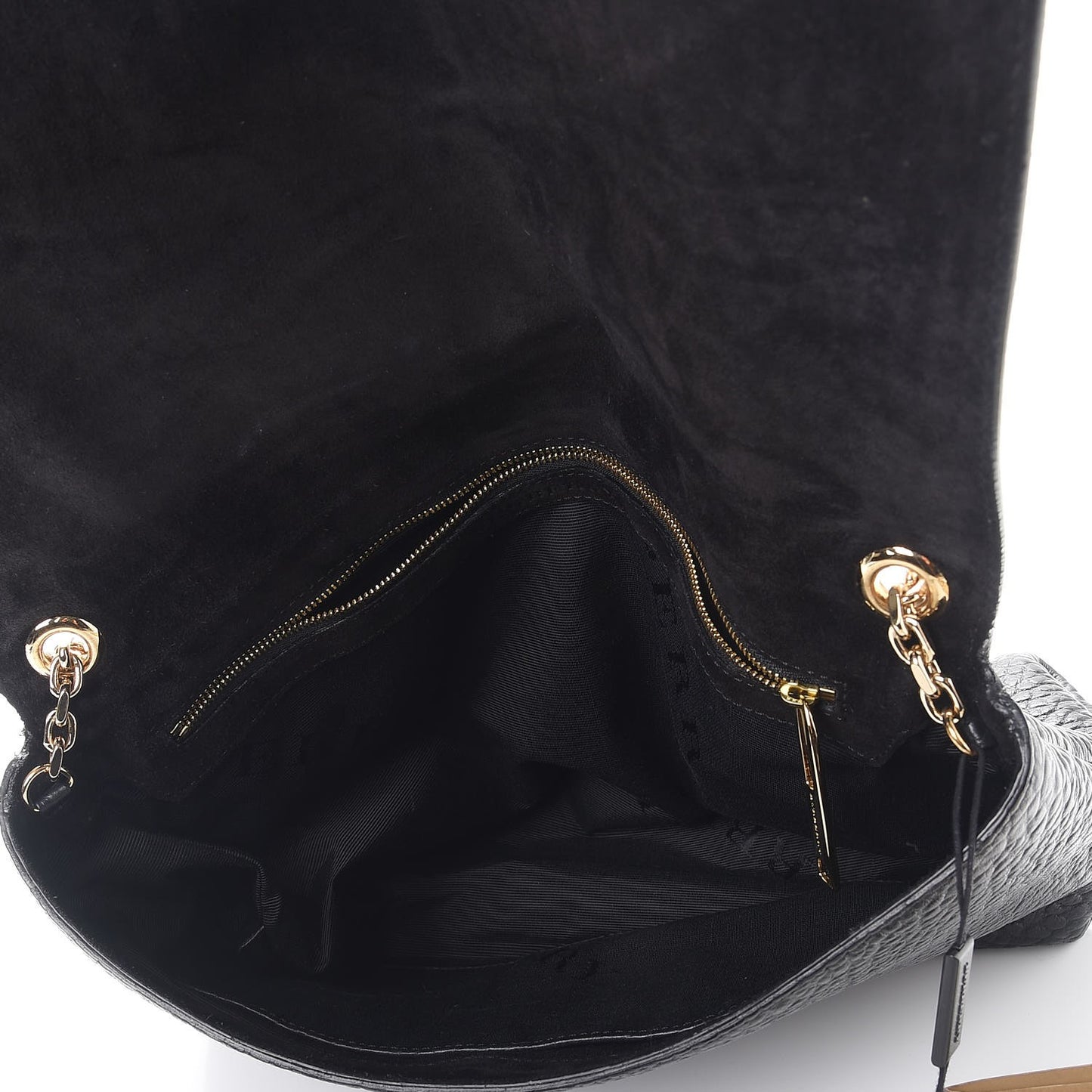 Signature Grain Large Mildenhall Shoulder Bag Black