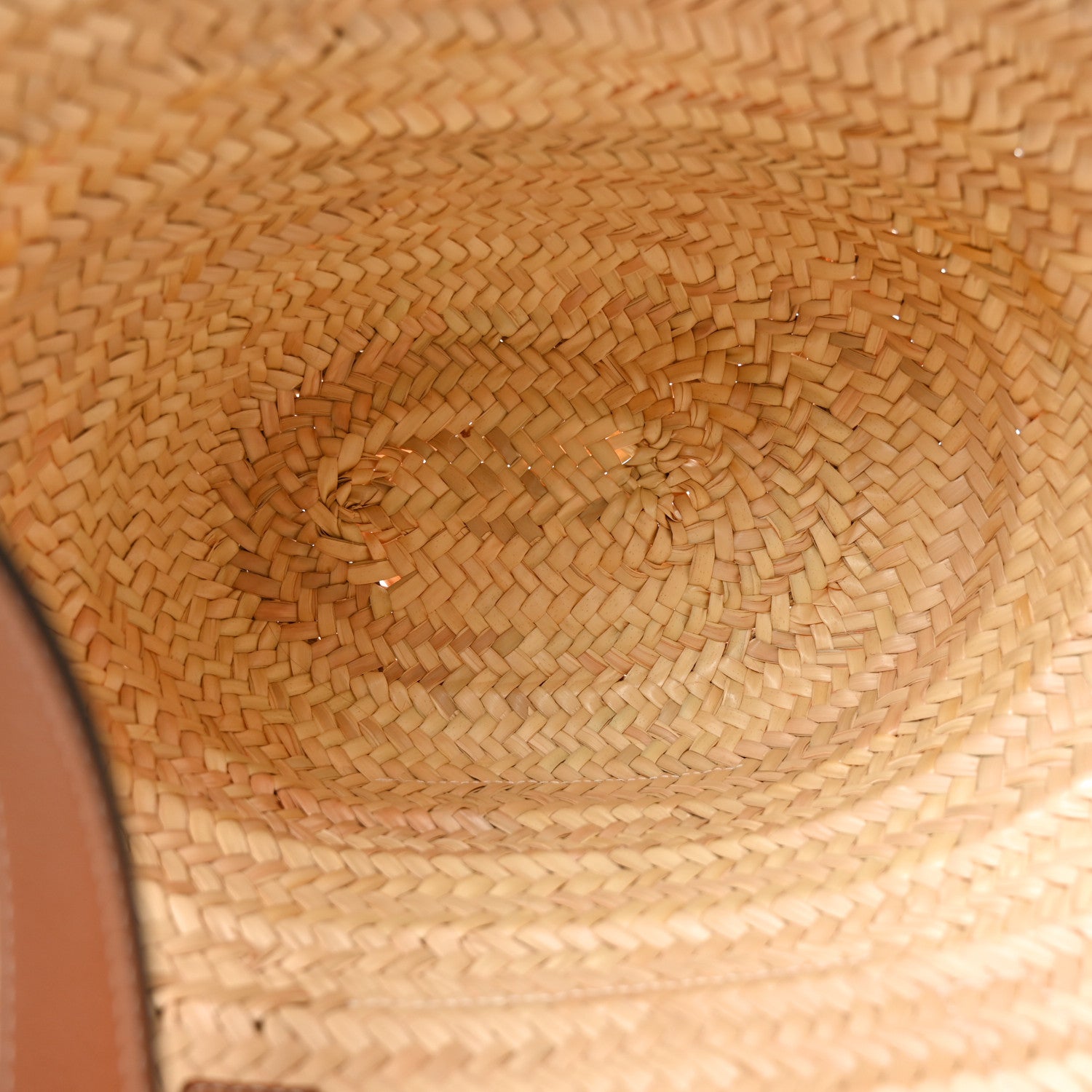Loewe Raffia Small Basket Tote Bag Natural Tan 4 of 8