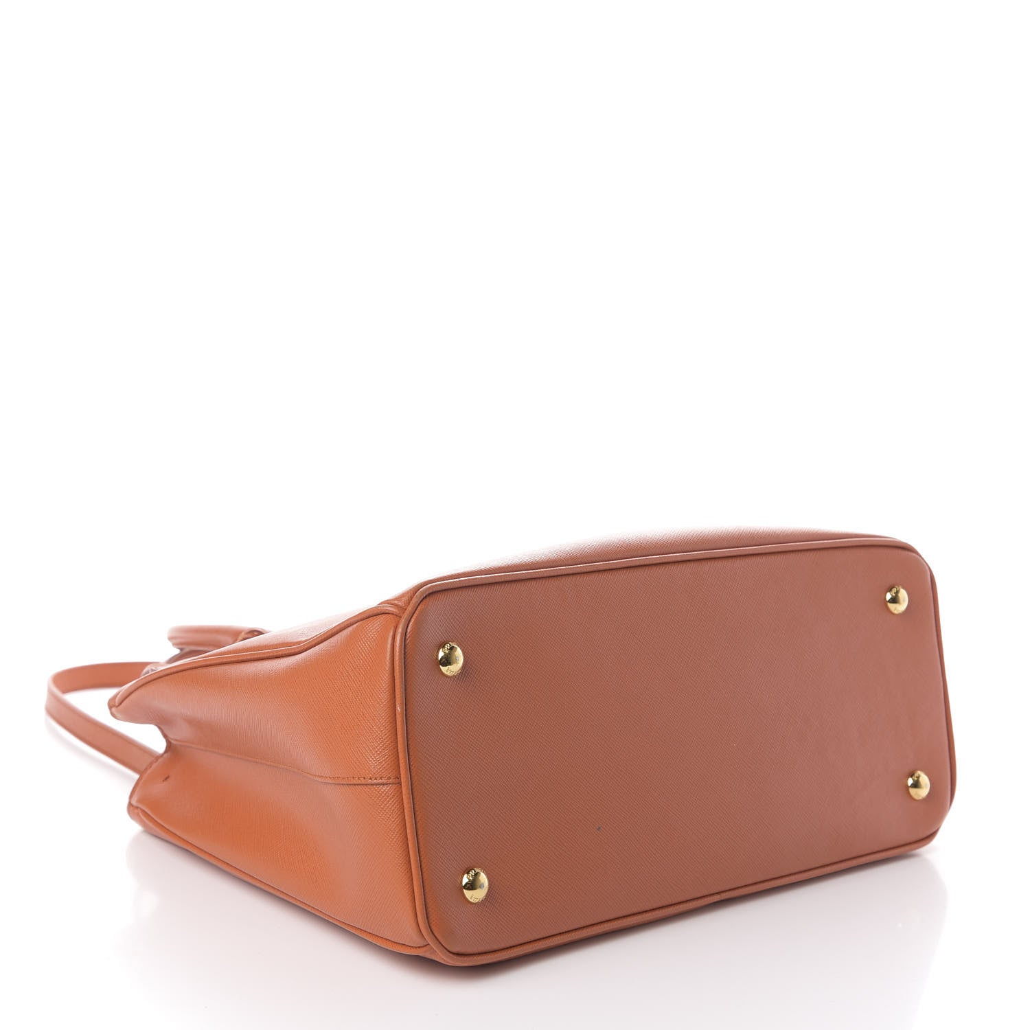 Prada Saffiano Lux Medium Tote Papaya 5 of 10