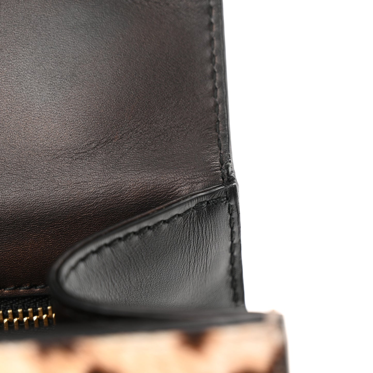Calf Hair Leopard Print Small Sylvie Shoulder Bag Naturale Black
