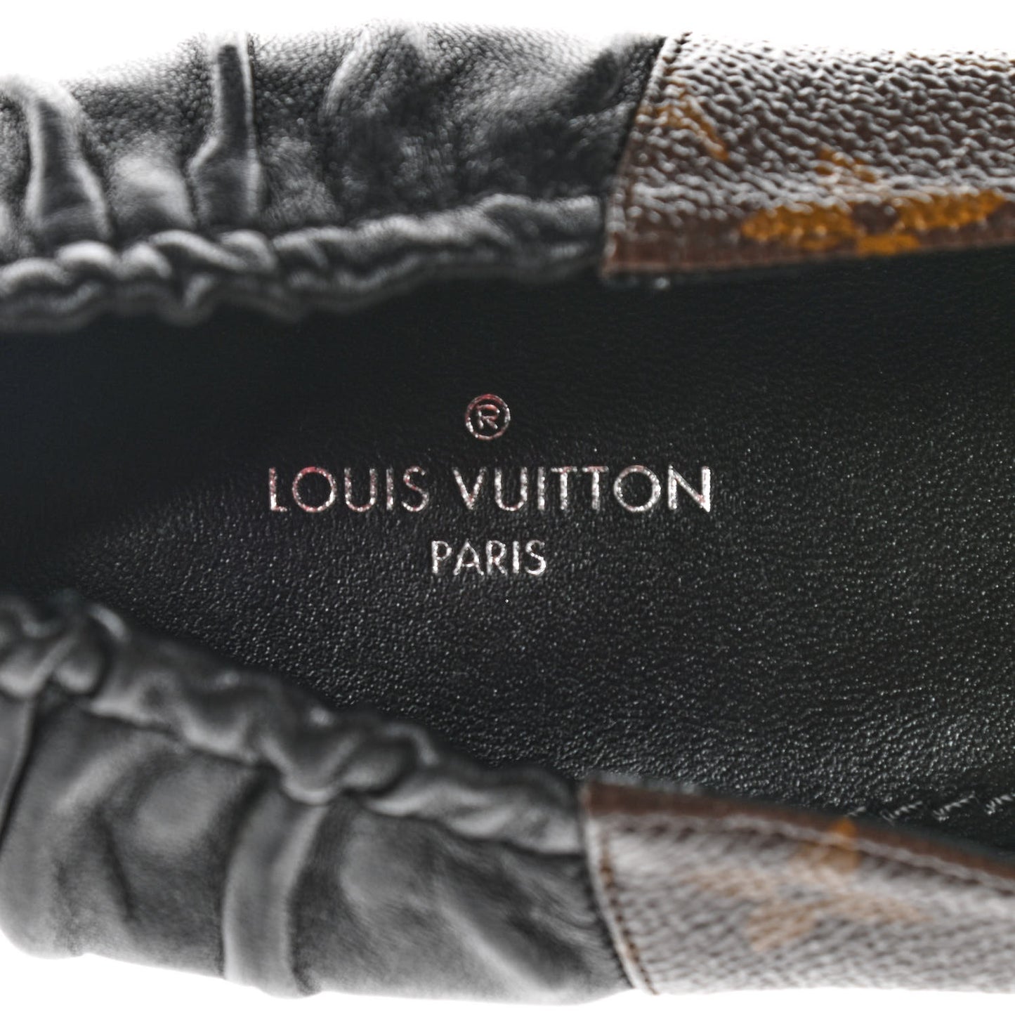 Monogram Lambskin Patent Joy Ballerina Flats 39 Black