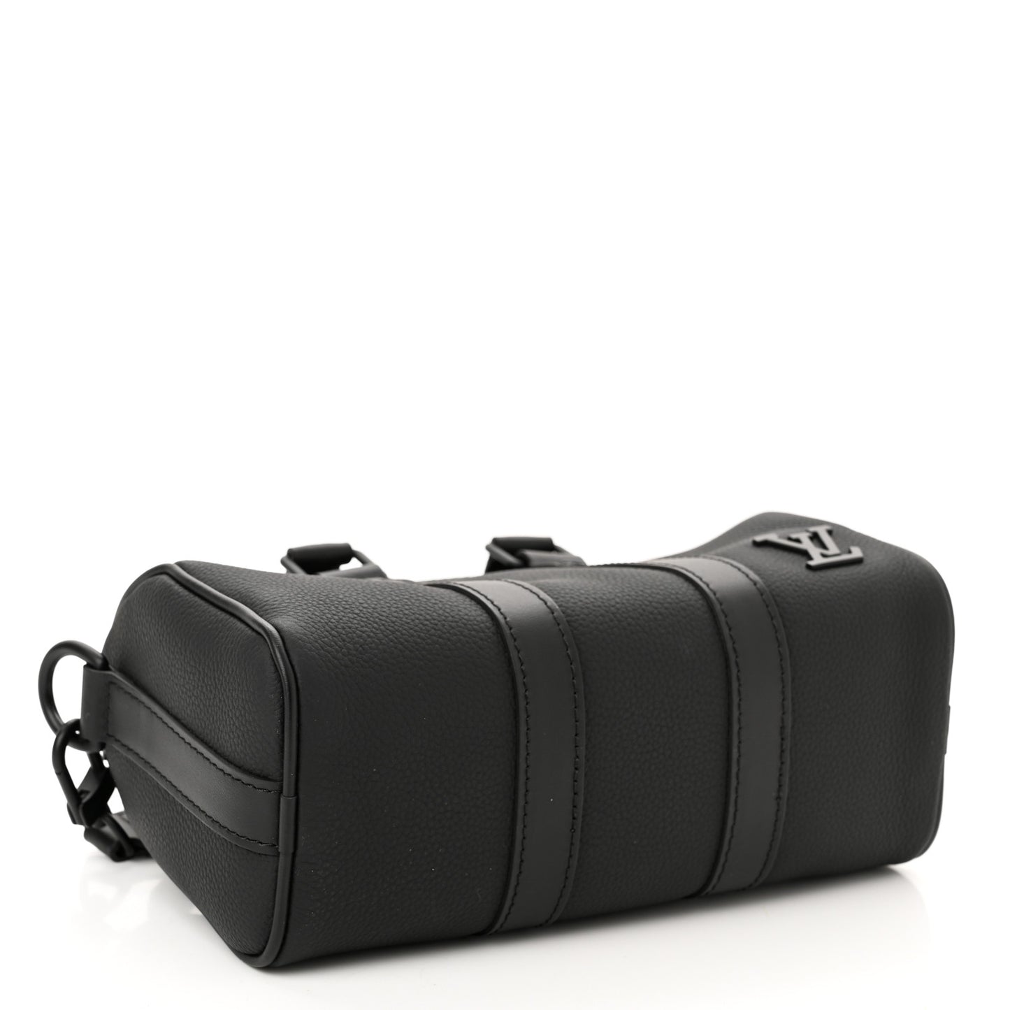 Grained Calfskin Aerogram Keepall XS Black