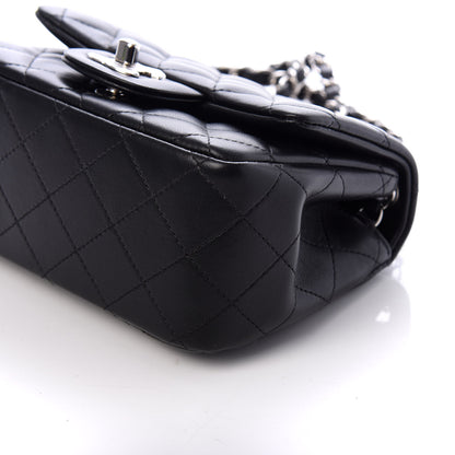 Chanel Lambskin Quilted Mini Square Flap Black 9 of 10