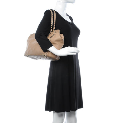 Valentino Garavani Vitello Medium Rockstud Tote Alpaca 2 of 21