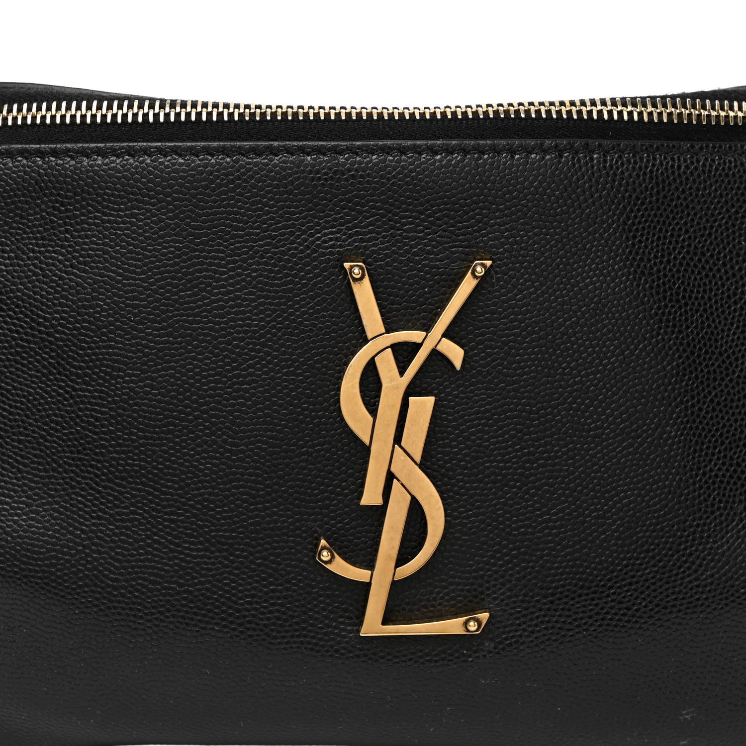 Saint Laurent Grain De Poudre Monogram Belt Bag Black 8 of 11