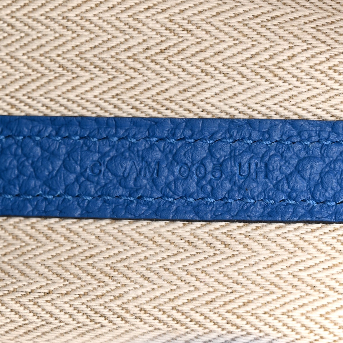Vache Country Party 36 MM Bleu Zellige