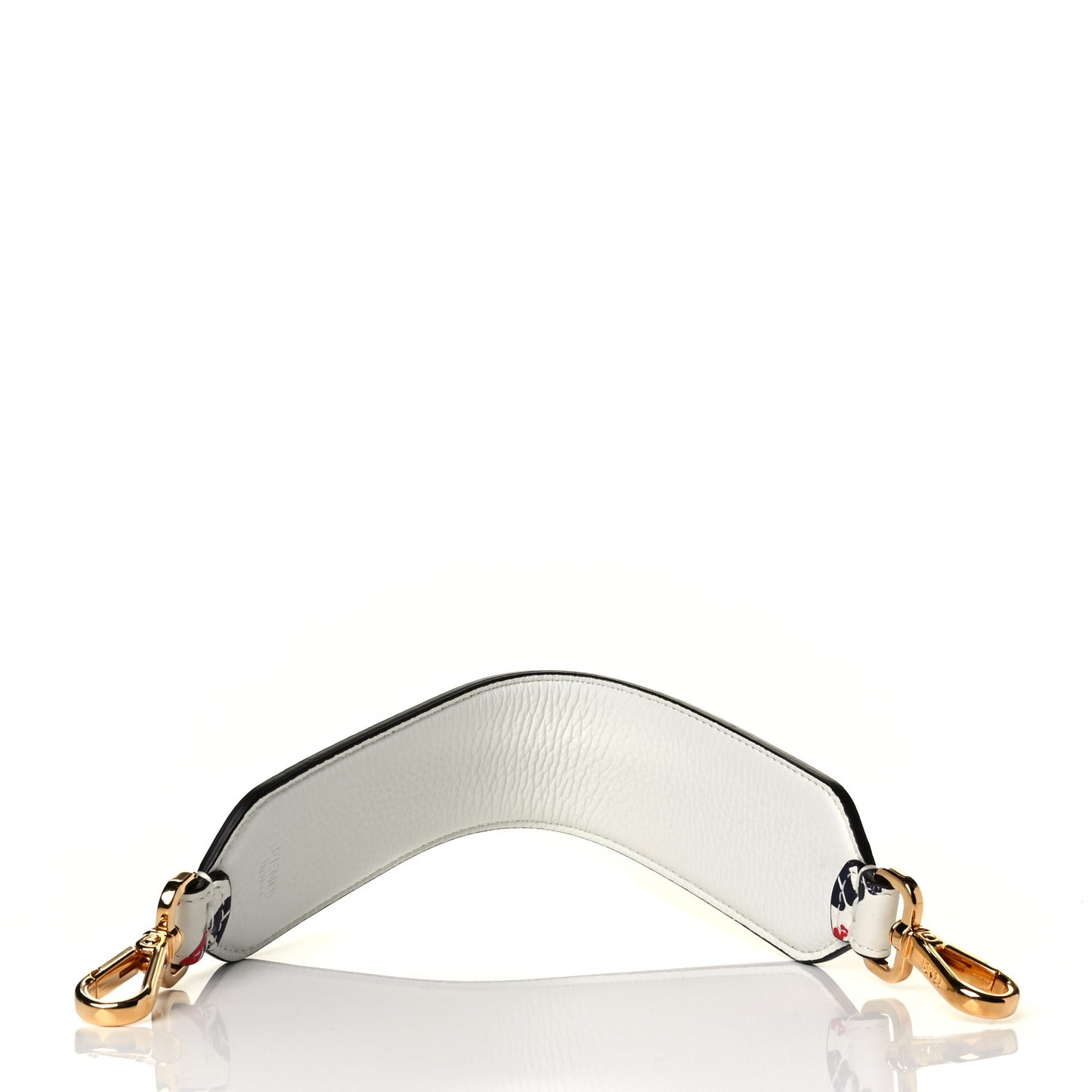 X FILA Calfskin Mania Mini Strap You White