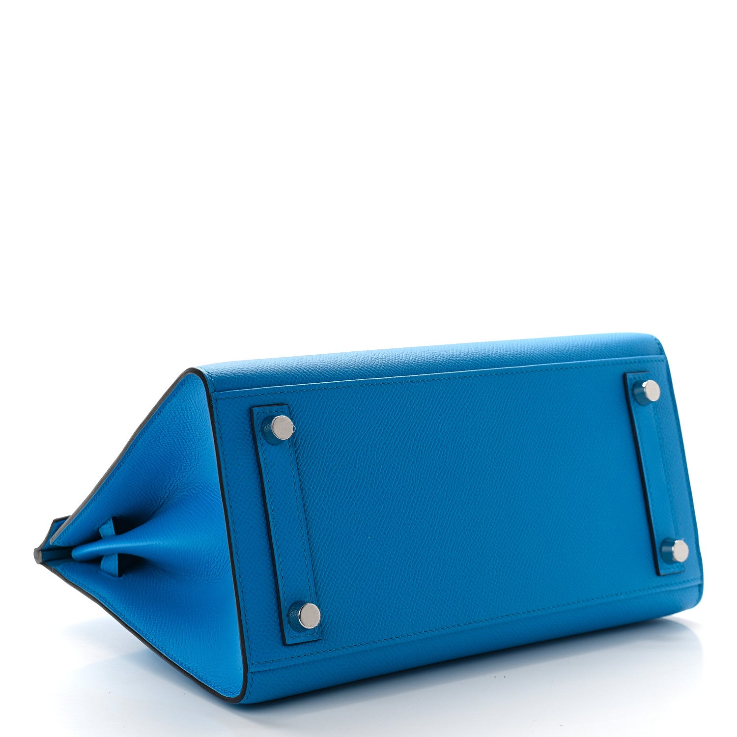 Hermes Epsom Birkin Sellier 25 Bleu Frida 4 of 12
