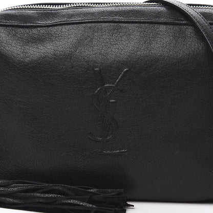 Saint Laurent Lambskin Monogram Small Lou Camera Bag Black 11 of 11