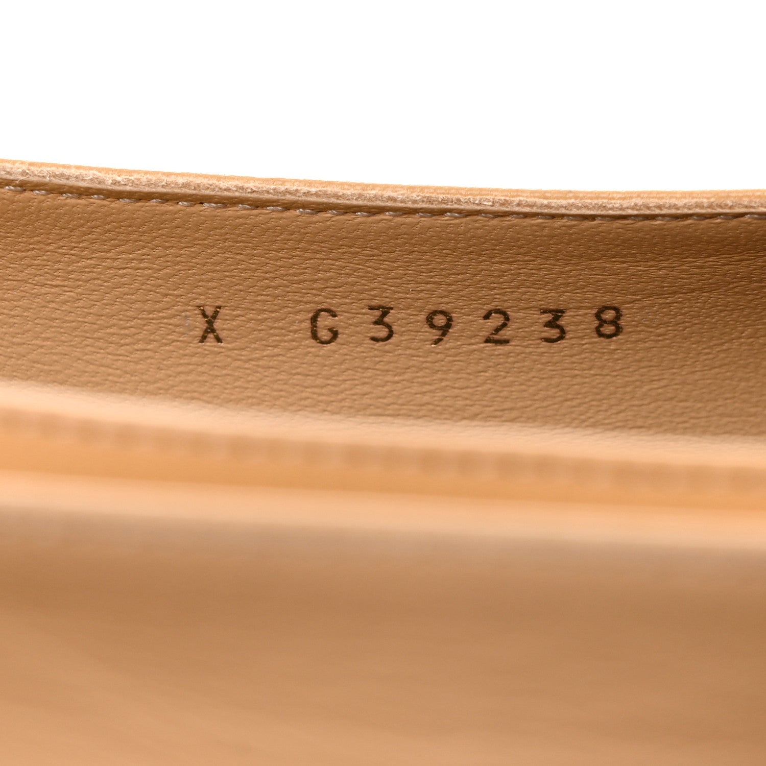 Chanel Lambskin Pearl Cap Toe CC Flats 38.5 Beige Black 6 of 10