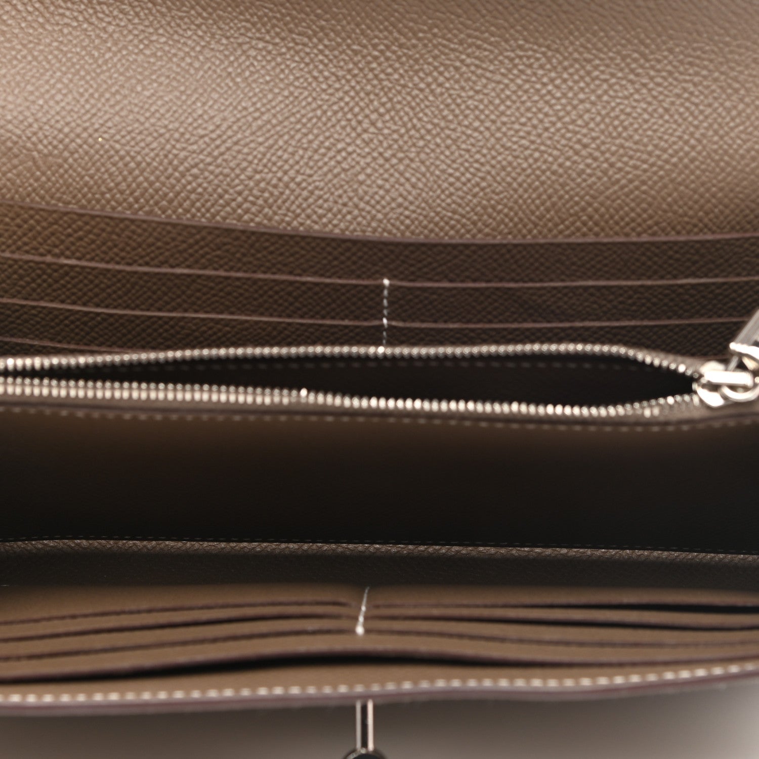 Hermes Epsom Kelly Longue Wallet Etoupe 5 of 8