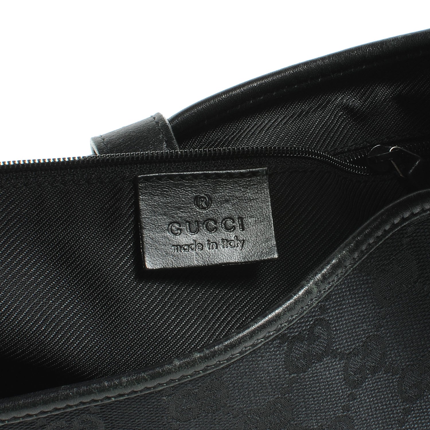 Gucci Monogram Small Jackie O Hobo Black 6 of 7