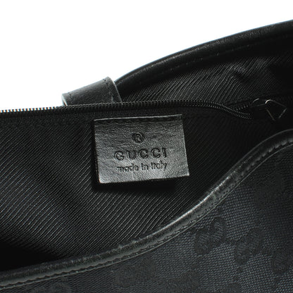 Gucci Monogram Small Jackie O Hobo Black 6 of 7