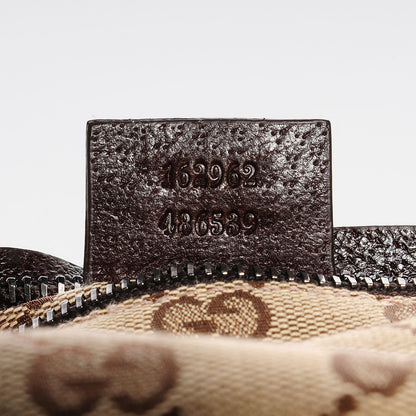 Gucci Monogram Web Belt Bag Dark Brown 8 of 9