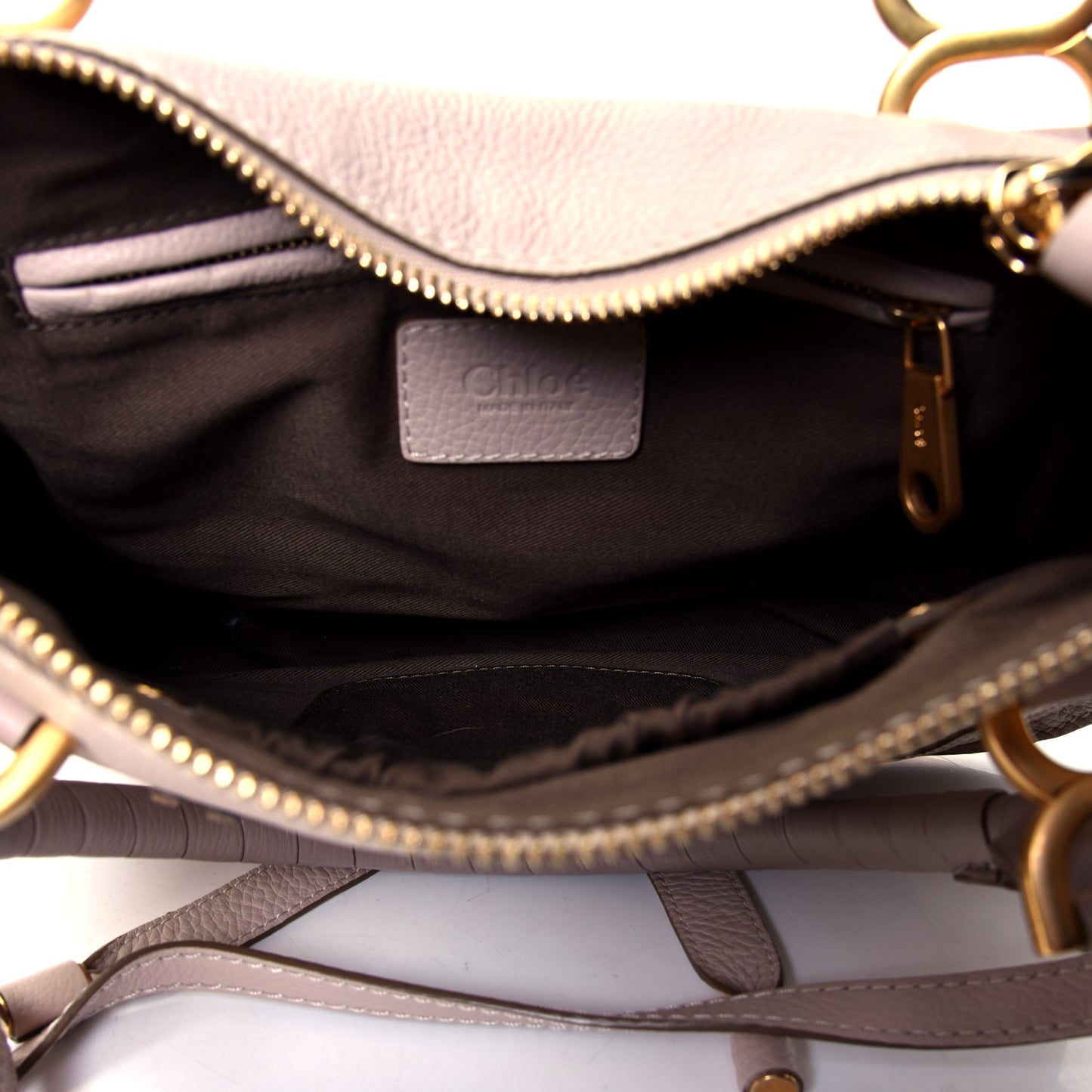 Calfskin Small Marcie Satchel Blush Nude