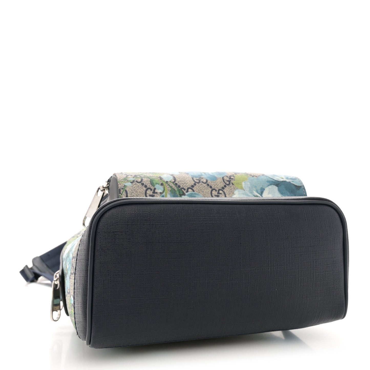 GG Supreme Monogram Blooms Small Day Backpack Blue