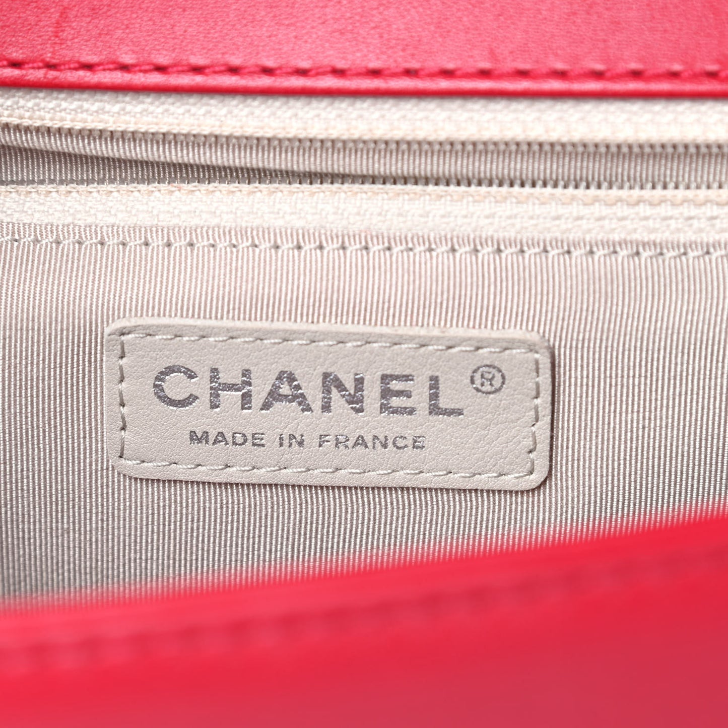 Perforated Lambskin Quilted New Medium Boy Flap Dark Pink