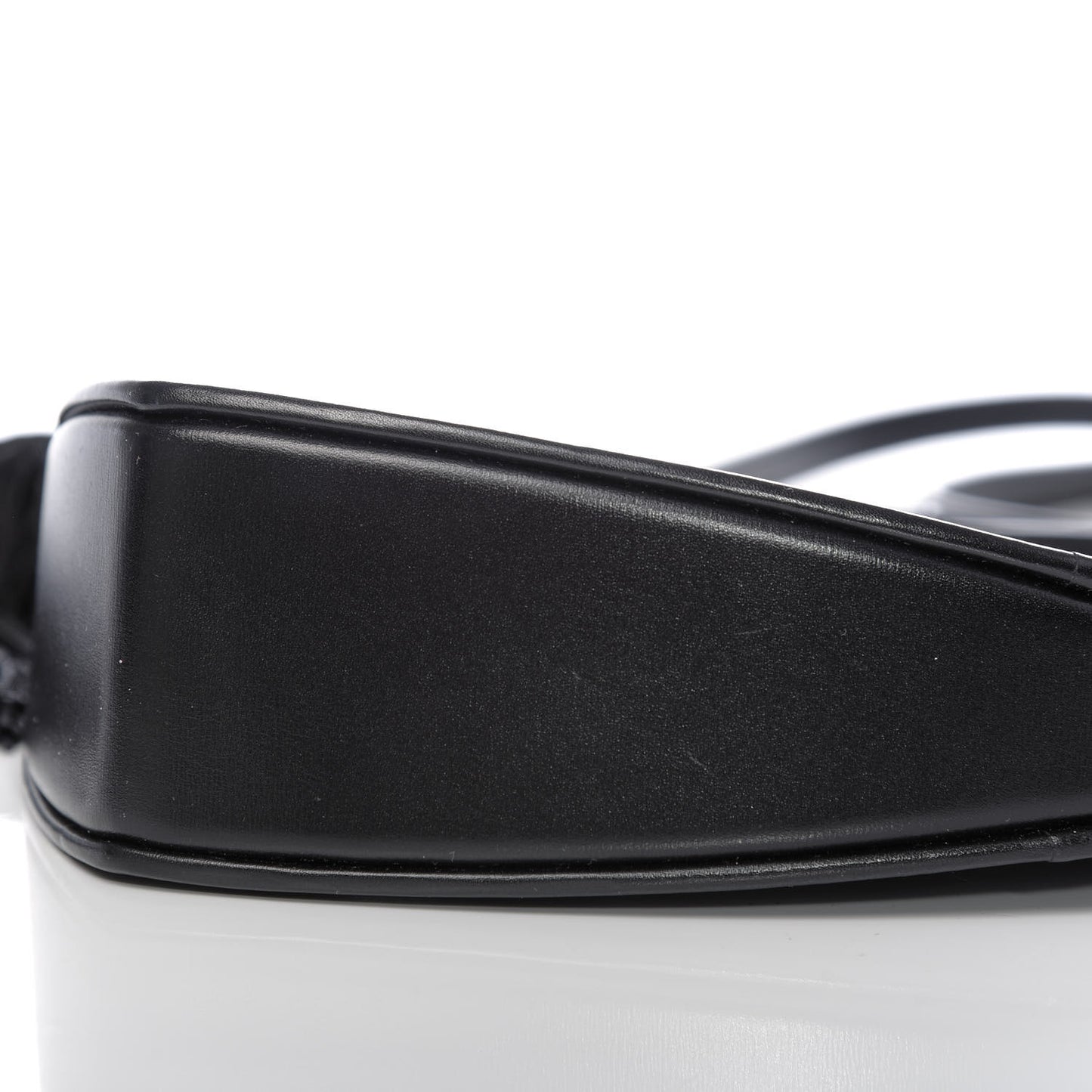 Calfskin Heart Monogram Crossbody Black