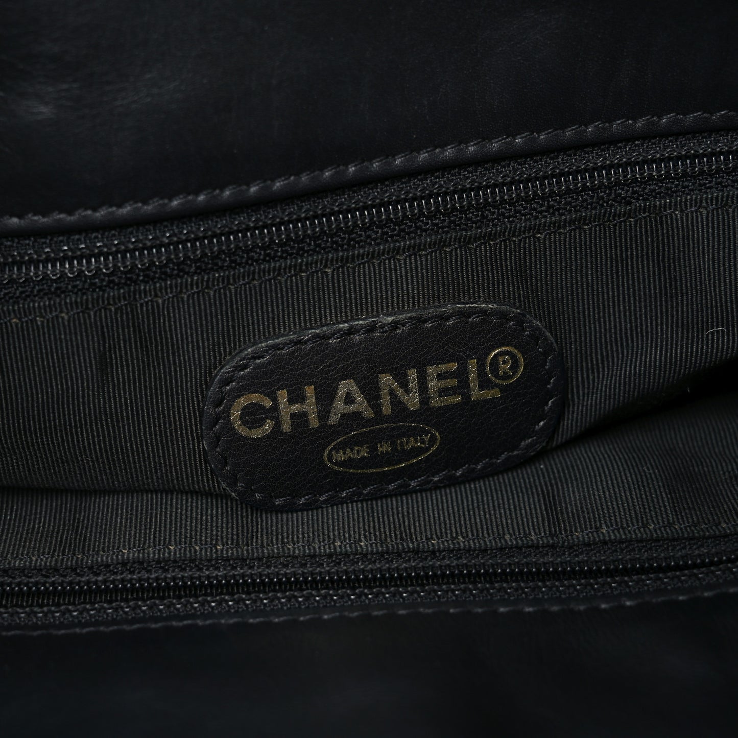 Lambskin CC Shoulder Bag Black