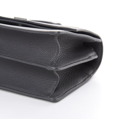 Saint Laurent Grained Calfskin Embossed Monogram Small Sunset Storm 9 of 9