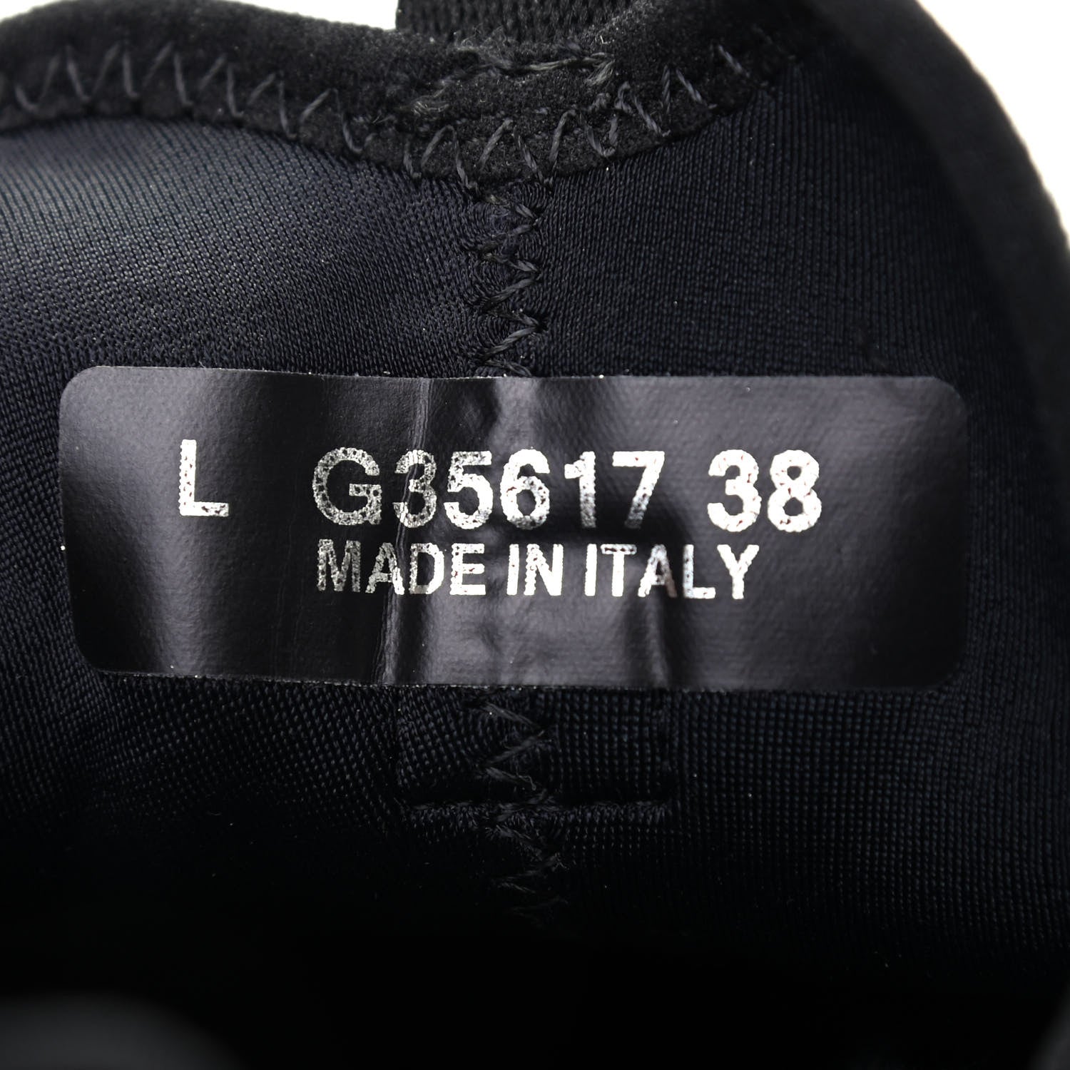 Chanel Velvet Calfskin Mixed Fibers CC Sneakers 38 Black 7 of 7