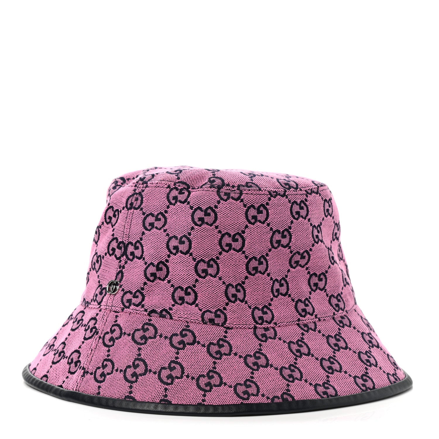 Gucci Monogram Multicolor New Sakai Calfskin Bob Malibu Bucket Hat M Parma Violet Blue 1 of 9