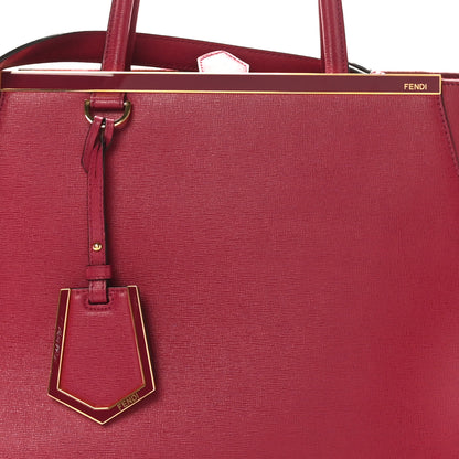 Fendi Vitello Elite Regular 2Jours Tote Amarena 8 of 10
