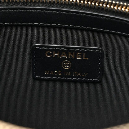 Chanel Caviar Quilted Medium Boy Cosmetic Case Black 6 of 7