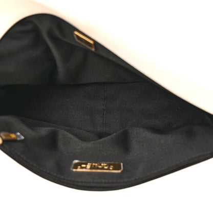 Chanel Goatskin Quilted Large Chanel 19 Flap White 4 of 10