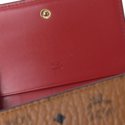 MCM Visetos Trifold Wallet Cognac 6 of 8