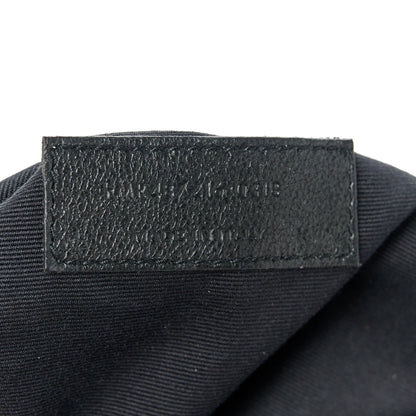 Saint Laurent Calfskin Y Quilted Monogram Medium Loulou Chain Satchel Rouge Legion 8 of 13