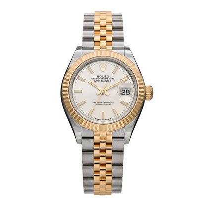 Rolex Stainless Steel 18K Yellow Gold 28mm Oyster Perpetual Datejust Watch Silver 279173 1 of 5