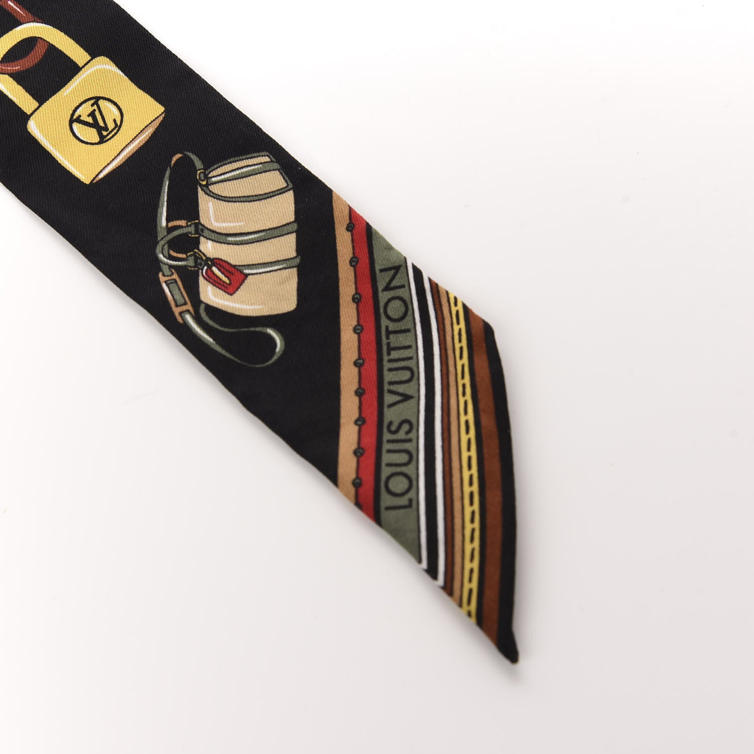 Louis Vuitton Silk Monogram Essentials LV BB Bandeau Black 2 of 3