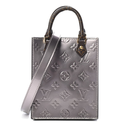 Louis Vuitton Vernis Monogram Petit Sac Plat Taupe Metallise 1 of 4