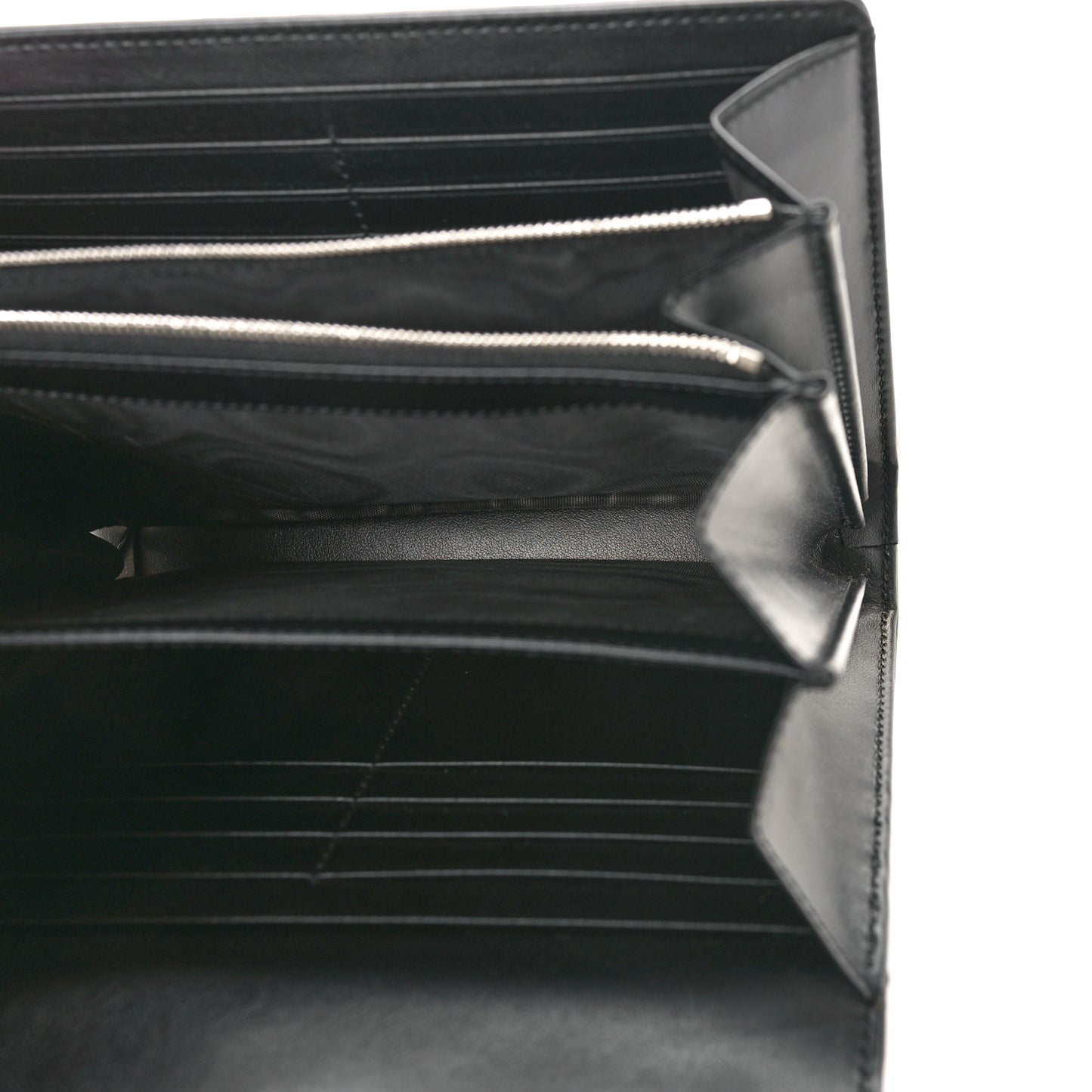 Calfskin Matelasse Aria GG Marmont Chain Wallet Black