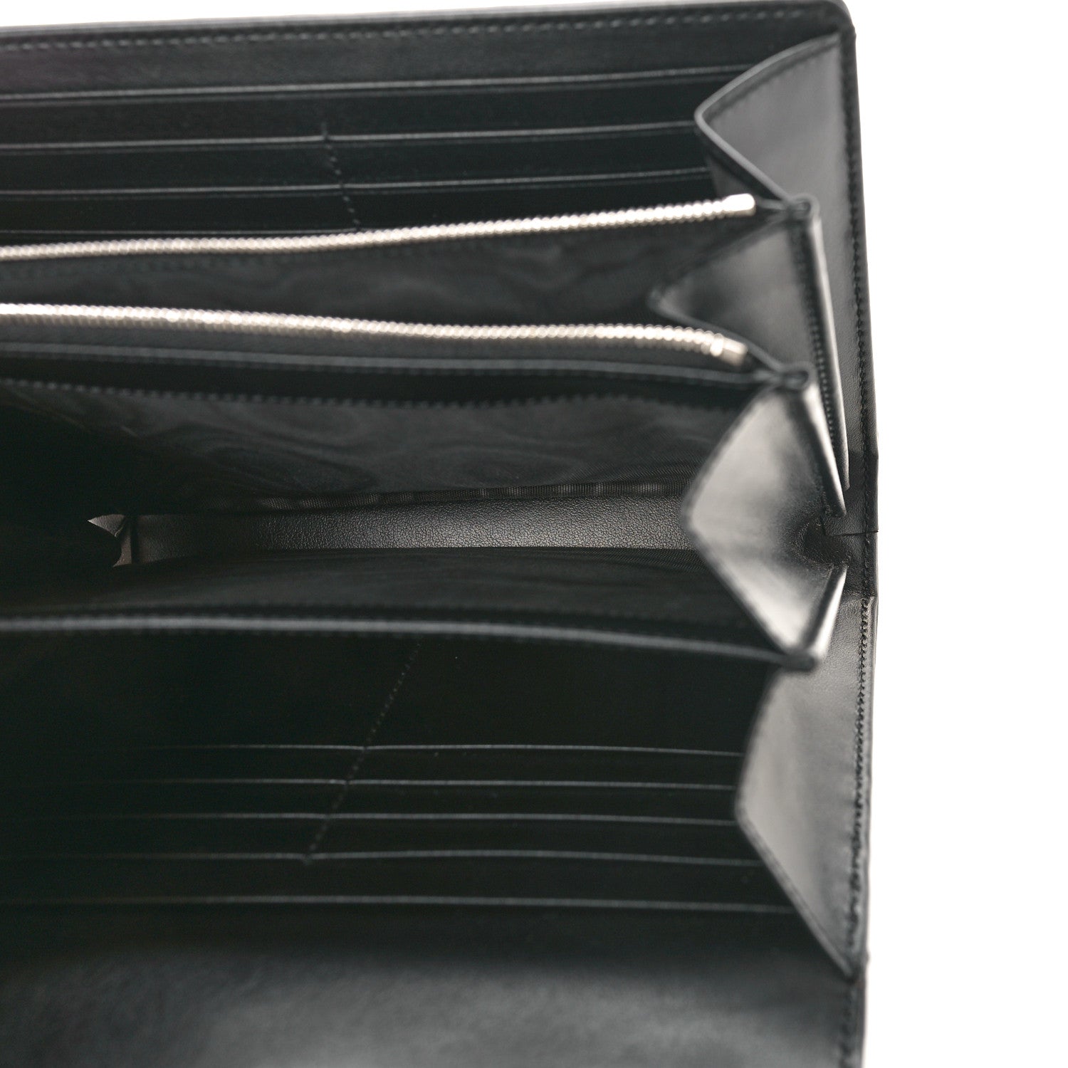 Gucci Calfskin Matelasse Aria GG Marmont Chain Wallet Black 5 of 11