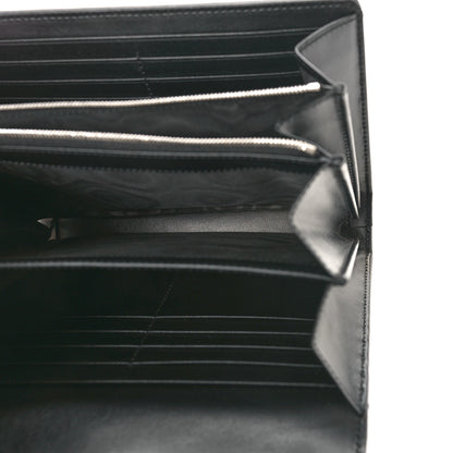 Gucci Calfskin Matelasse Aria GG Marmont Chain Wallet Black 5 of 11