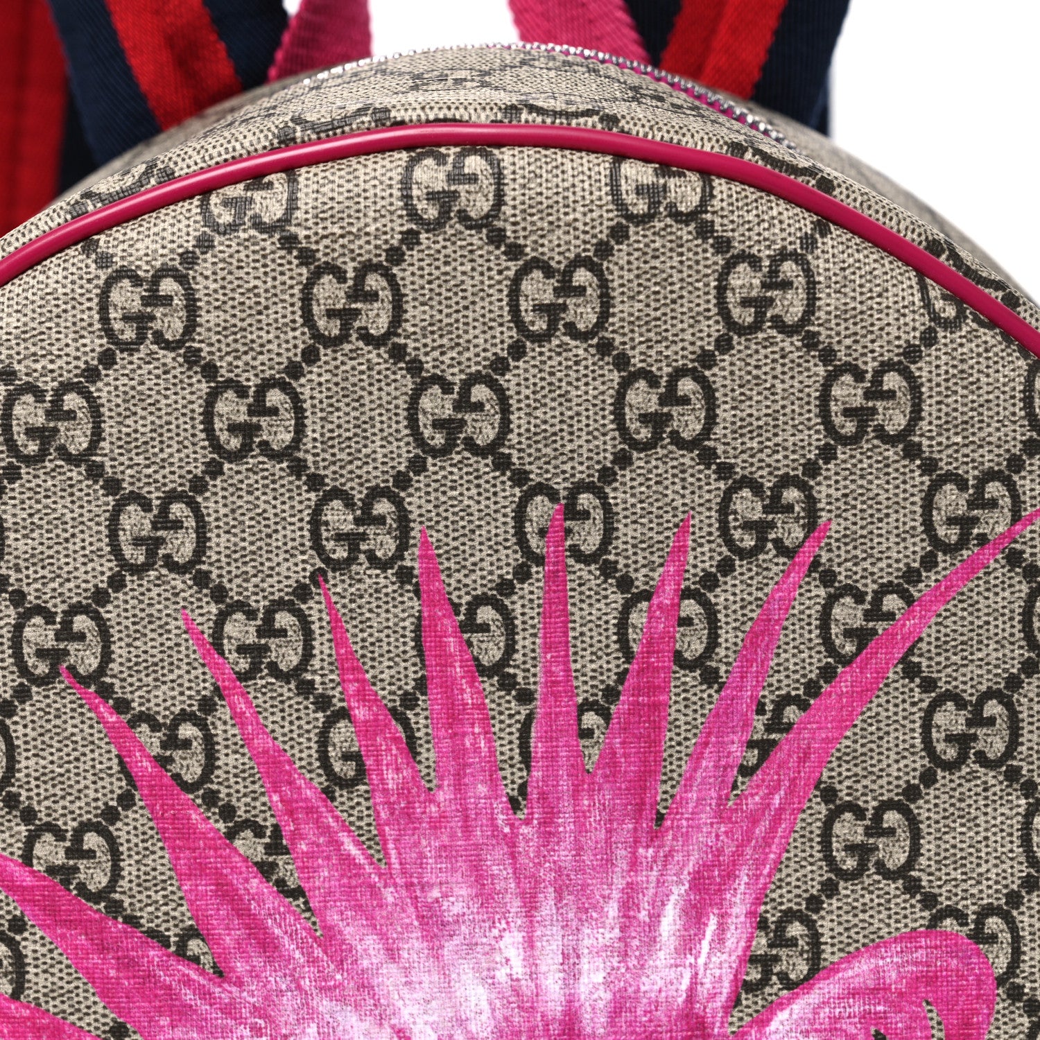 Gucci GG Supreme Monogram Punk Print Childrens Dome Backpack 8 of 10
