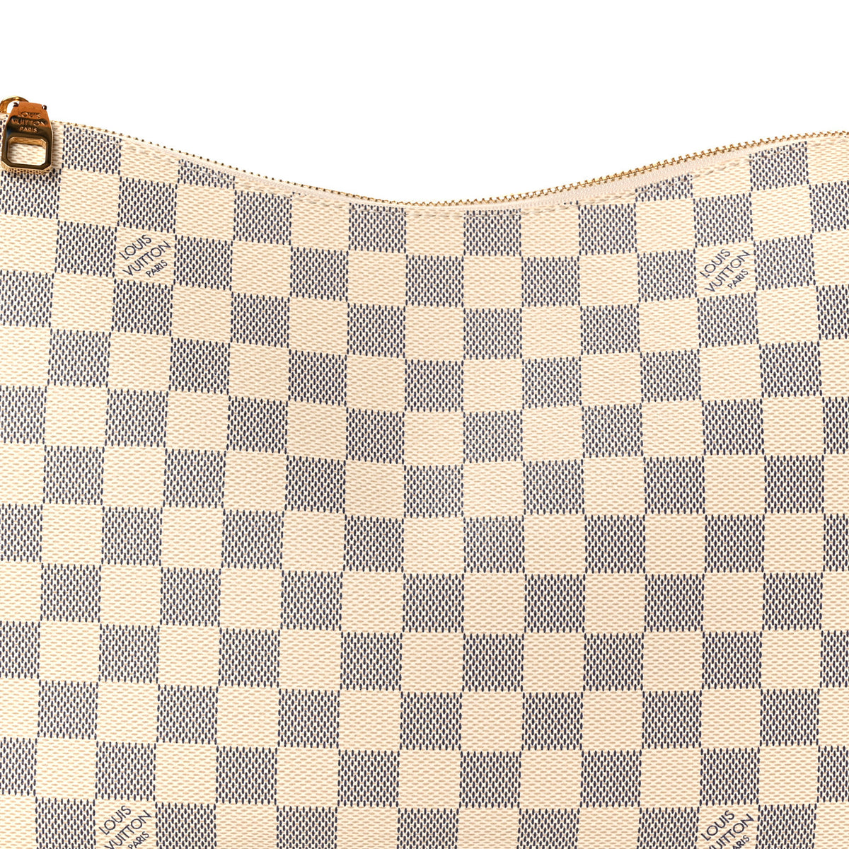 Louis Vuitton Damier Azur Slouchy PM Rose Ballerine 7 of 9