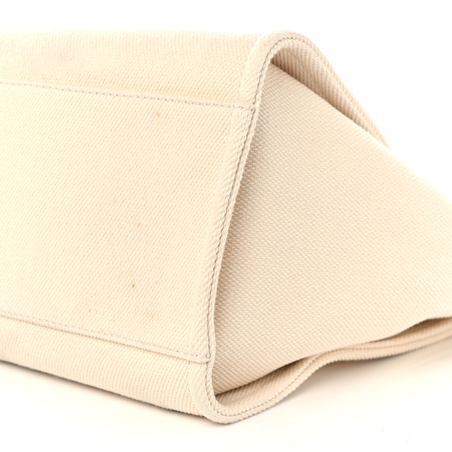 Chanel Canvas Pearl Medium Deauville Tote Ecru Beige 10 of 11